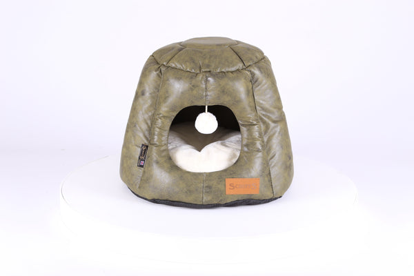 Knightsbridge Cat Bed - Olive