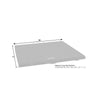 Expedition Crate Mat - Graphite Grey Dog Crate Mat Scruffs® 