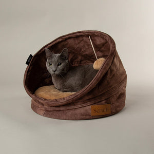 Kensington Cat Bed - Chocolate Cat Bed Scruffs® 