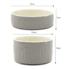 Classic 2 Piece Dog Food & Water Bowl Set - 15cm - Grey Pet Bowls, Feeders & Waterers Scruffs® 