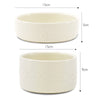 Icon 2 Piece Pet Food & Water Bowl Set - 15cm - Cream Pet Bowls, Feeders & Waterers Scruffs® 