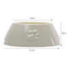 Icon 2 Piece Long Eared Dog Food & Water Bowl - Light Grey Pet Bowls, Feeders & Waterers Scruffs® 