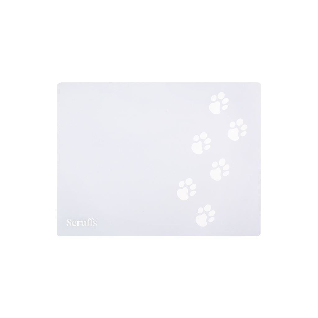 Scruffs 40 x 30cm Pet Placemat - Grey Pet Bowl Mats Scruffs® 