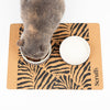 Scruffs Cork Pet Placemat 40 x 30cm - Zebra Print Pet Bowl Mats Scruffs® 