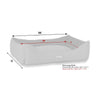 Expedition Box Bed - Storm Grey petslovescruffs 