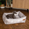 Botanical Box Bed - Taupe Cat Bed Scruffs® 