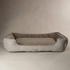 Harvard Memory Foam Box Bed - Pearl Grey Dog Bed Scruffs® 