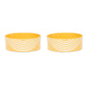 Aztec 2 Piece Dog Food & Water Bowl Set - Sunflower Yellow Pet Bowls, Feeders & Waterers Scruffs® 