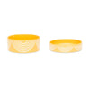 Aztec 2 Piece Cat Food Bowl & Saucer Set - Sunflower Yellow Pet Bowls, Feeders & Waterers Scruffs® 