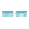 Aztec 2 Piece Dog Food & Water Bowl Set - Turquoise Blue Pet Bowls, Feeders & Waterers Scruffs® 