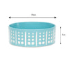 Aztec 2 Piece Dog Food & Water Bowl Set - Turquoise Blue Pet Bowls, Feeders & Waterers Scruffs® 