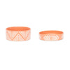 Aztec 2 Piece Cat Food Bowl & Saucer Set - Terracotta Orange Pet Bowls, Feeders & Waterers Scruffs® 