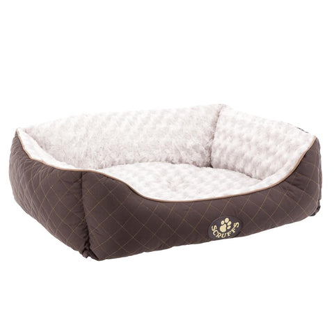 Wilton Box Dog Bed - Brown Dog Bed Scruffs® 