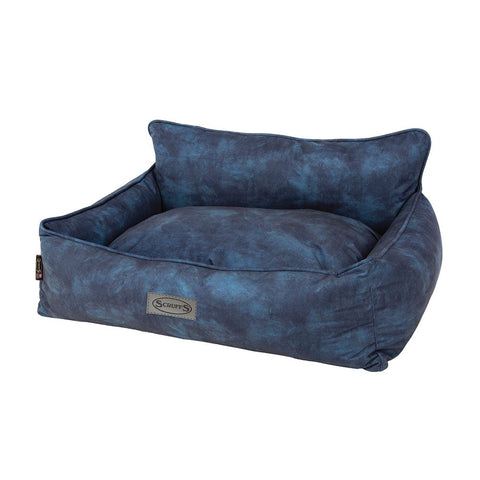 Kensington Box Bed - Navy Dog Bed Scruffs® 