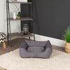 Manhattan Box Bed - Dark Grey Dog Bed Scruffs® 