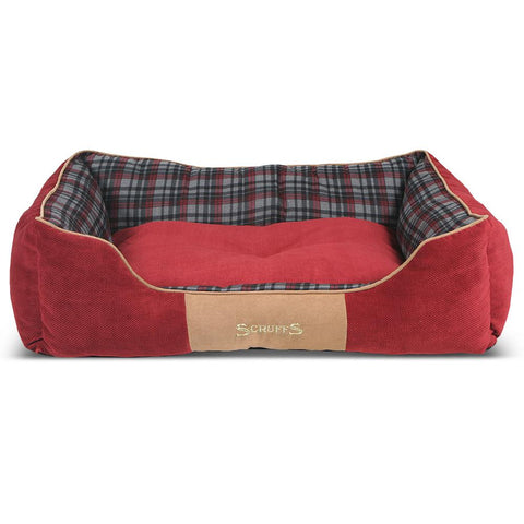 Highland Box Bed - Red Dog Bed Scruffs® 