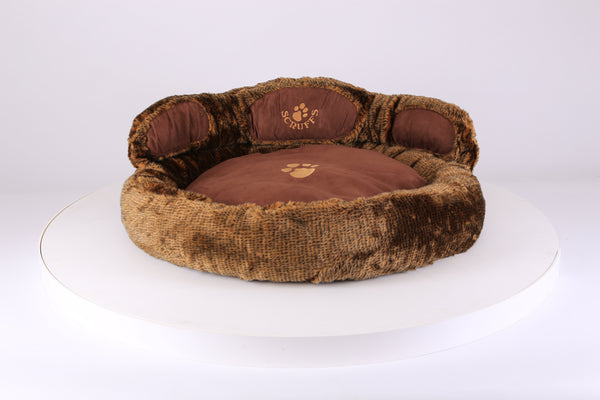 Cub Bear Dog Bed - Brown Bear