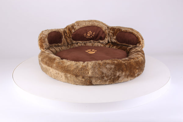 Cub Bear Dog Bed - Teddy Brown